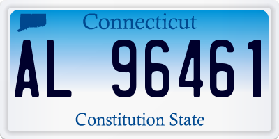 CT license plate AL96461