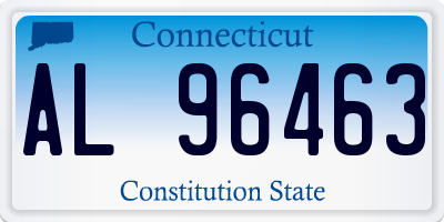 CT license plate AL96463