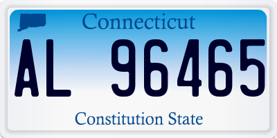 CT license plate AL96465