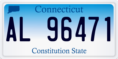 CT license plate AL96471