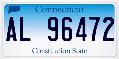 CT license plate AL96472