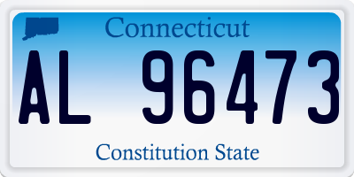 CT license plate AL96473