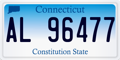 CT license plate AL96477