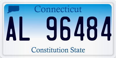 CT license plate AL96484