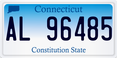 CT license plate AL96485
