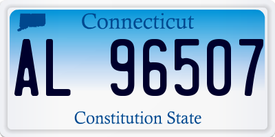 CT license plate AL96507