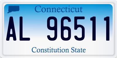 CT license plate AL96511
