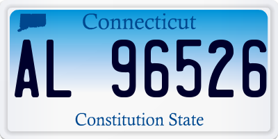 CT license plate AL96526