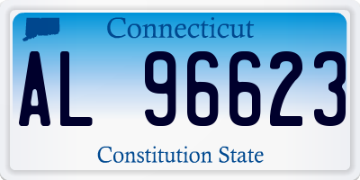 CT license plate AL96623