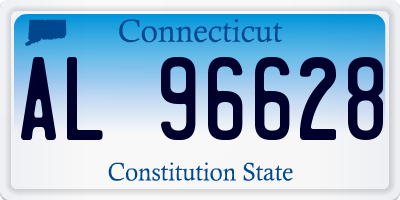 CT license plate AL96628