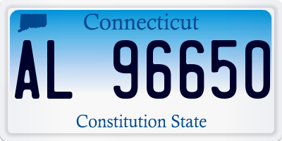 CT license plate AL96650