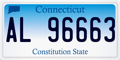 CT license plate AL96663