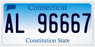 CT license plate AL96667