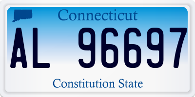CT license plate AL96697