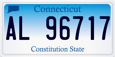 CT license plate AL96717