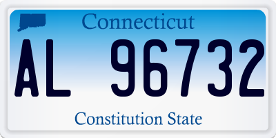 CT license plate AL96732