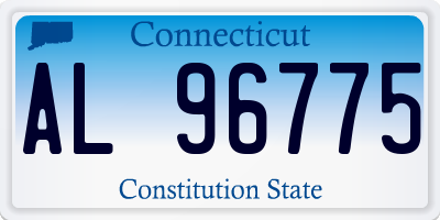 CT license plate AL96775