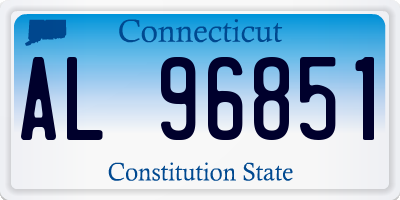 CT license plate AL96851