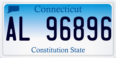 CT license plate AL96896