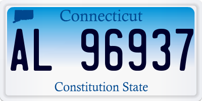 CT license plate AL96937