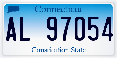 CT license plate AL97054