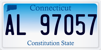 CT license plate AL97057