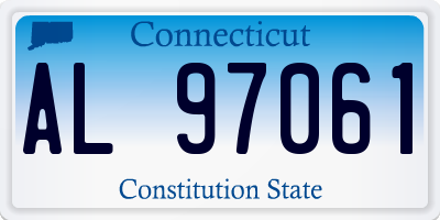 CT license plate AL97061