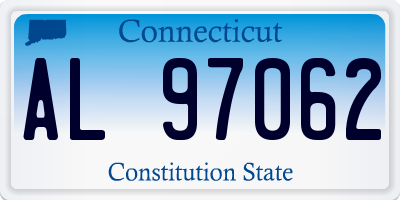 CT license plate AL97062