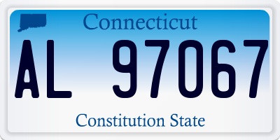 CT license plate AL97067