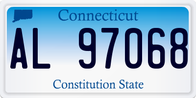 CT license plate AL97068