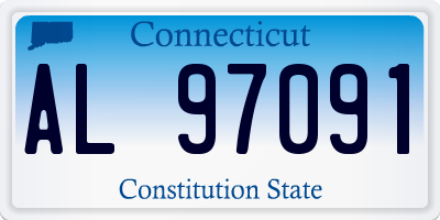 CT license plate AL97091