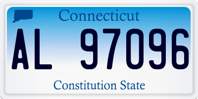 CT license plate AL97096