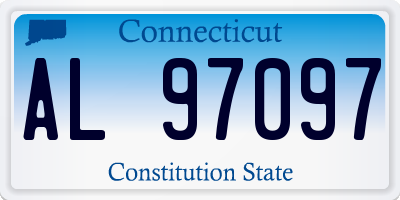 CT license plate AL97097