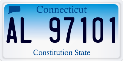 CT license plate AL97101