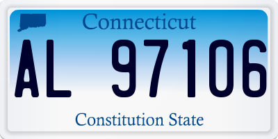 CT license plate AL97106
