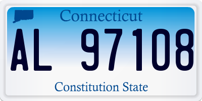 CT license plate AL97108