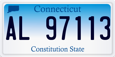 CT license plate AL97113