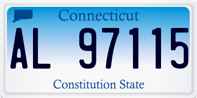CT license plate AL97115