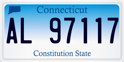 CT license plate AL97117