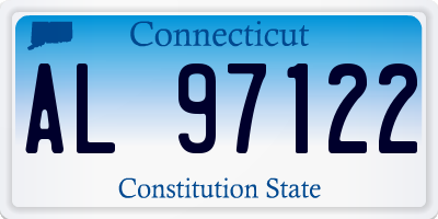 CT license plate AL97122