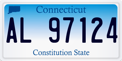 CT license plate AL97124