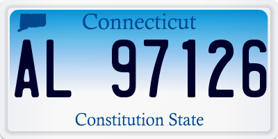 CT license plate AL97126