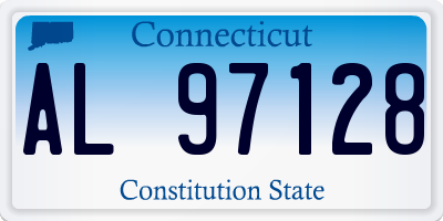 CT license plate AL97128