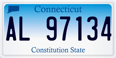 CT license plate AL97134