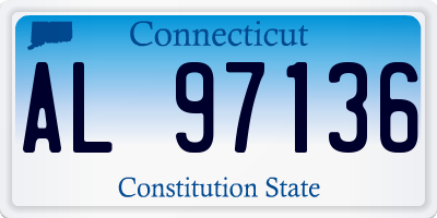 CT license plate AL97136