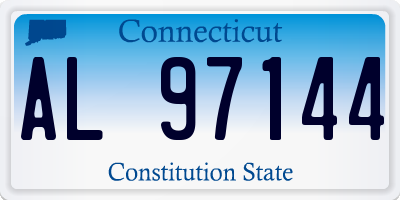 CT license plate AL97144