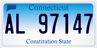 CT license plate AL97147