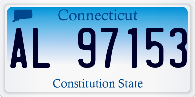 CT license plate AL97153