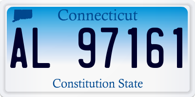 CT license plate AL97161