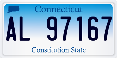 CT license plate AL97167